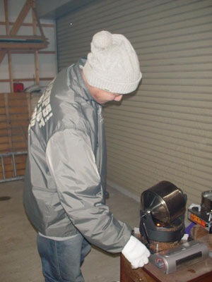 I'm roasting beans.